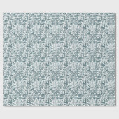 Vögel, Hirsche, Baumfollikelmuster Geschenkpapier (Flach)