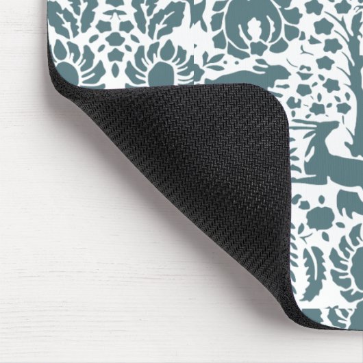 Vögel, Hirsche, Baumfollikelmuster Mousepad (Ecke)