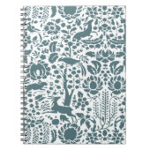 Vögel, Hirsche, Baumfollikelmuster Notizblock (Vorderseite)