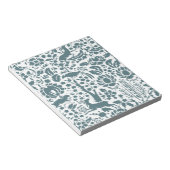 Vögel, Hirsche, Baumfollikelmuster Notizblock (angewinkelt)