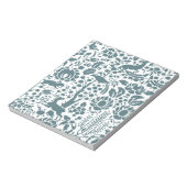 Vögel, Hirsche, Baumfollikelmuster Notizblock (Rotiert)