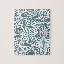 Vögel, Hirsche, Baumfollikelmuster Puzzle