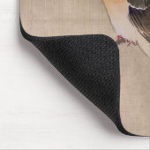 Vogel hockte auf einer Niederlassung eines Mousepad (Ecke)