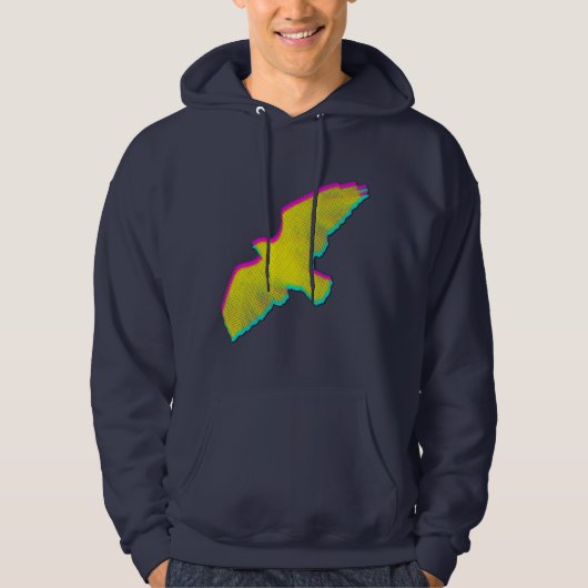 Vogel Hoodie (Vorderseite)
