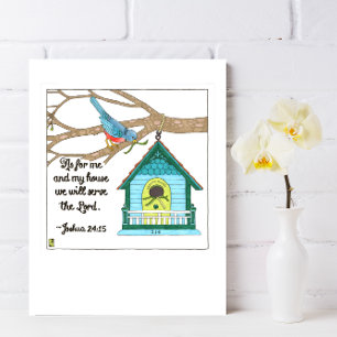 Vogel House Inspiration Postcard Postkarte