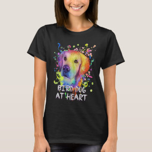 Vogel Hund im Herzen Motivierender Spruch Golden R T-Shirt