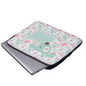 Vögel, Hunde, Banner, Blume Laptopschutzhülle (Vorne Knopf)