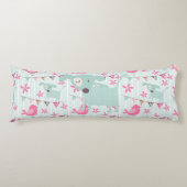 Vögel, Hunde, Banner, Blume Seitenschläferkissen (Vorderseite)