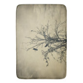 Vögel im Baum - Badematte (Vorderseite Vertikal)