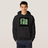 Vögel im Baum - tadelloses Grün - Hoodie (Vorne ganz)