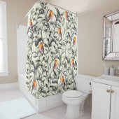 Vögel im Baumduschvorhang Duschvorhang (Beispiel)