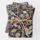 Vögel im Blumengarten, William Morris Geschenkpapier Set (Beispiel)
