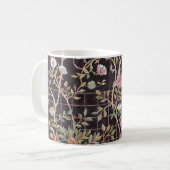 Vögel im Blumengarten, William Morris-Kaffee Kaffeetasse (Vorderseite Links)