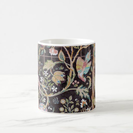 Vögel im Blumengarten, William Morris Kaffeetasse (Mittel)
