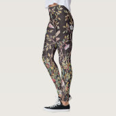 Vögel im Blumengarten, William Morris Legging Leggings (Links)