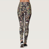 Vögel im Blumengarten, William Morris Leggings (Rückseite)