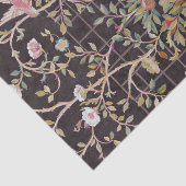 Vögel im Blumengarten, William Morris Seidenpapier (Detail)