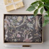 Vögel im Blumengarten, William Morris Seidenpapier (Geschenk)