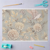 Vögel im Blut mit neutralem Hintergrund Seidenpapier (Basteln)