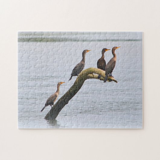 Vögel im Driftwood-Puzzle Puzzle (Horizontal)
