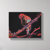 "Vögel im Flug: Eine Symphonie der Freiheit" Leinwanddruck (Vorderseite)