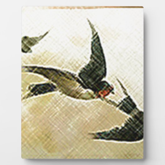 Vögel im Flug Fotoplatte (Vorderseite)