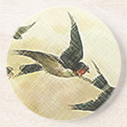 Vögel im Flug Getränkeuntersetzer (Vorne)