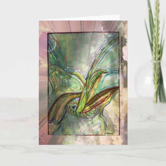 "Vögel im Flug" Karte (Vorderseite)