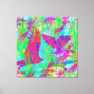 Vögel im Flug Leinwanddruck