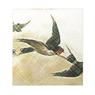 Vögel im Flug Notizblock