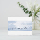 Vögel im Flug Postkarte (Stehend Vorderseite)