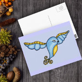Vogel im Flug Postkarte