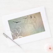 Vögel im Flug Rechteckiger Aufkleber (Umschlag)