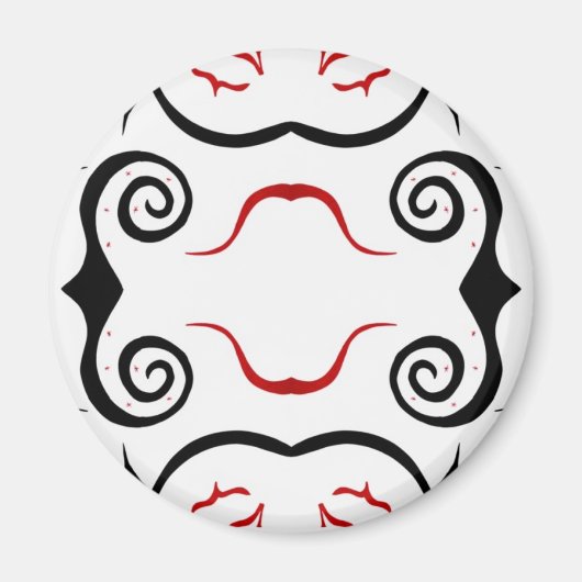 Vögel im Flug v4 Magnet (Vorne)