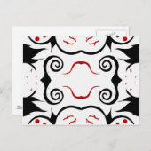 Vögel im Flug v4 Postkarte (Vorne/Hinten)