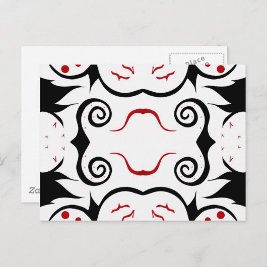 Vögel im Flug v4 Postkarte (Vorne/Hinten)