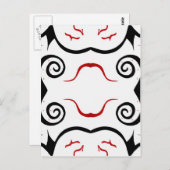 Vögel im Flug v4 Postkarte (Vorne/Hinten)