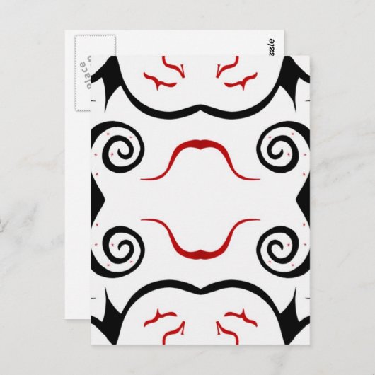 Vögel im Flug v4 Postkarte (Vorne/Hinten)