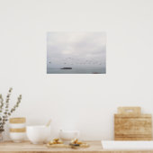 Vögel im Flugplakat Poster (Küche)