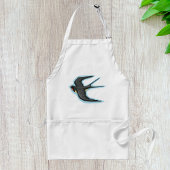 Vögel im Flugzeug Schürze