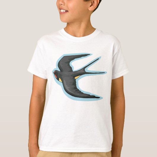 Vögel im Flugzeug T-Shirt (Vorderseite)