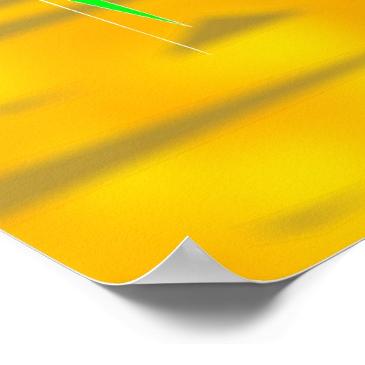 Vogel im Foliage Poster (Ecke)