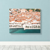 Vögel im Foto der Stadt Leinwanddruck (Insitu (Holzboden))