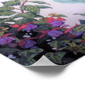 Vögel im Frühling Poster (Ecke)