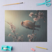 Vogel im Frühling Seidenpapier (Basteln)