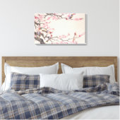 Vögel im Frühling singen Leinwanddruck (Insitu (Schlafzimmer))