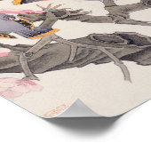 Vögel im Frühling singen Poster (Ecke)