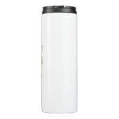 Vogel im Frühlingswasser Thermosbecher (Rückseite)