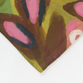 Vögel im Garten Fleecedecke (Ecke)