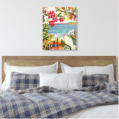 Vögel im Garten Leinwanddruck (Insitu (Schlafzimmer))